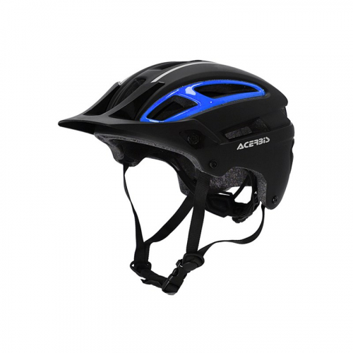 Acerbis 24665 Doublep Fahrrad MTB Downhill E-Bike Montenbike Helm S/M 53-58cm schwarz / blau