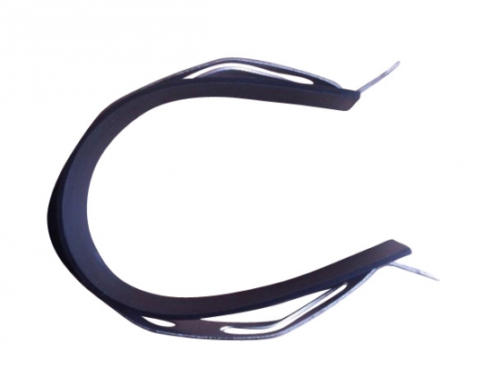 Halter (Schelle) + Gummi für Two Broher Racing  Auspuff