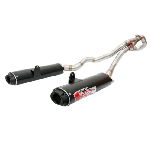 09-3673-BK BIG GUN Dual Auspuff Komplettanlage Farbe schwarz EVO R ATV fr Yamaha YFM 700R 15-