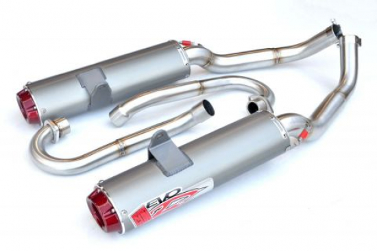 09-3673 BIG GUN Dual Auspuff Komplettanlage EVO R ATV für Yamaha YFM 700R 15-