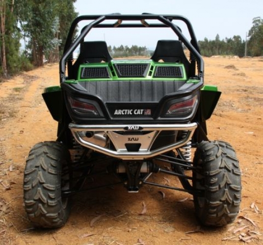 XRW Hinterer (Heck / Rear) Bumper WX2 Silber fr Arctic Cat Wildcat 1000