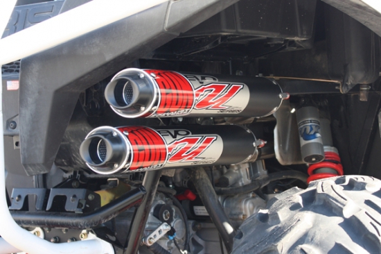 12-7853 BIG GUN Auspuff Komplettanlage f. Polaris RZR XP 900/RZR (11-14) EVO Utility Full Dual System