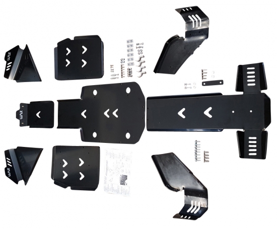XRW Kompletter (Full) Kunststoff Unterfahrschutz (Protector) Kit fr Can Am Outlander 1000 Max 13-16