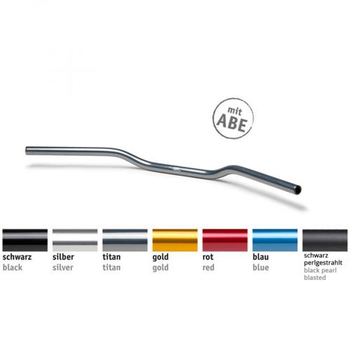 LSL Aluminium Lenker Superbike Flat AN1 mit ABE Farbe rot