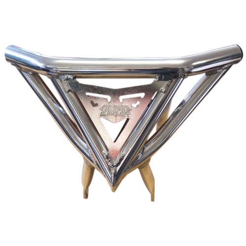 130054014PO XRW Aluminium Front vorderer Bumper N10 Farbe Silber fr Quad ATV Yamaha YFM 250R