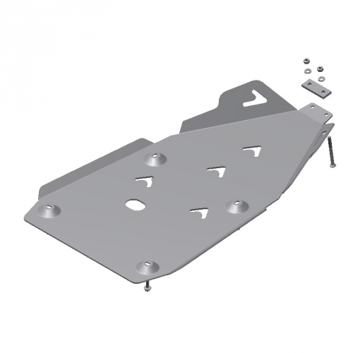 XRW Motor Unterfahrschutz (Protector) Skid Plate Aluminium fr Kawasaki KFX 700