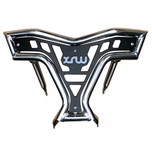 XRW Front Bumper X16 Silber / schwarz für Quad / ATV Aeon Cobra 300 - 400 -17