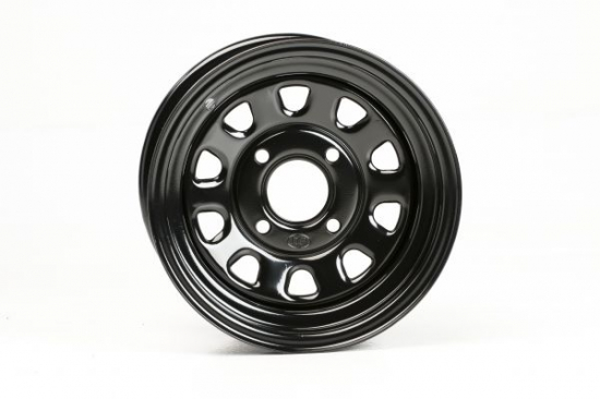 1425573014B 14x7 ( 7x14 ) 4x137 4+3 10mm ITP ATV / UTV Stahlfelge schwarz Black Delta