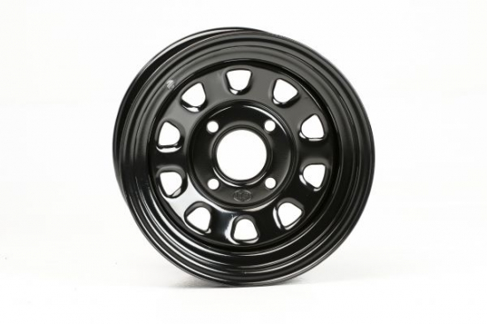 1425579014B 14x7 ( 7x14 ) 4x156 4+3 ITP ATV / UTV Stahlfelge schwarz Black Delta