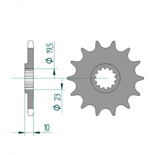 AFAM 22303-15 Ritzel Z15 fr Quad Suzuki LTZ 250R Quadracer, LTZ 250S