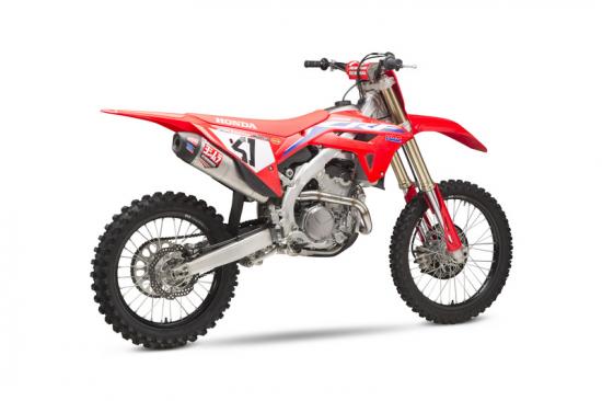 228451S720 YOSHIMURA RS-12 Signature Series Full Exhaust System Titanium/Titanium/Carbon - Honda CRF250R