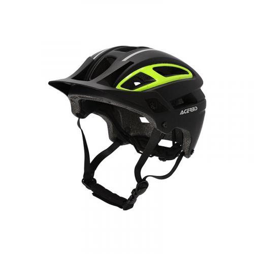 Acerbis 24665 Doublep Fahrrad MTB Downhill E-Bike Montenbike Helm S/M 53-58cm schwarz neongelb