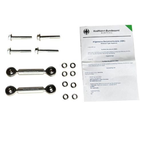 HuR Strong Link Koppelstangen Set mit ABE Farbe Silber fr CanAm Ryker 600 + 900