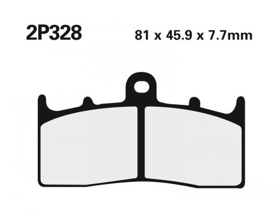 2P-328ST NISSIN Street /Off-Road Sintermetall Bremsbelge - 2P-328ST