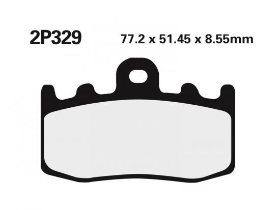 2P-329ST NISSIN Street /Off-Road Sintermetall Bremsbelge - 2P-329ST