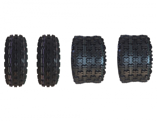 1 Satz Quad ATV Reifen M+S 22x7-10 42N (185/80-10) + 20x10-9 50N (215/50-9) Innova