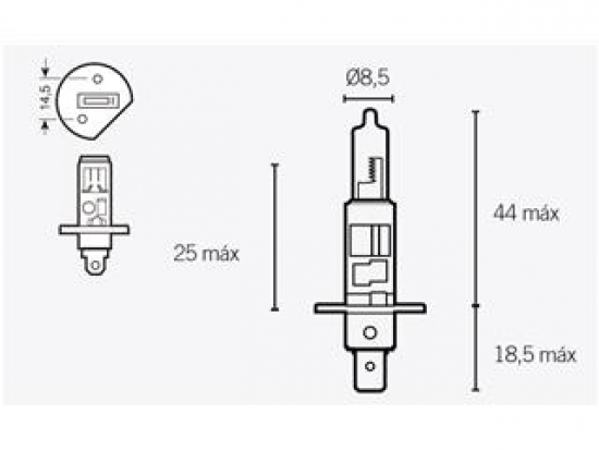 Birne H1 12V 55W