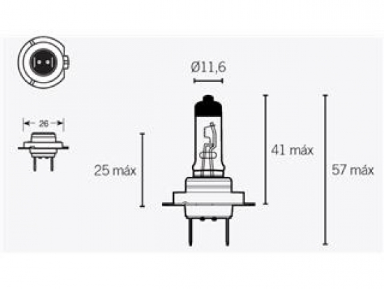 Birne H7 12V-55w