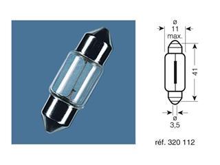 Birne 12V-10W / Sockel SV8.5-8