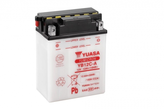 YB12C-A YUASA Batterie ohne Surepack!!