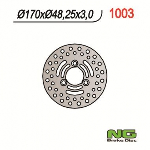 3501003 NG Brake Bremsscheibe mit ABE vorne fr Arctic Cat DVX Kawasaki KFX LTZ 400 250