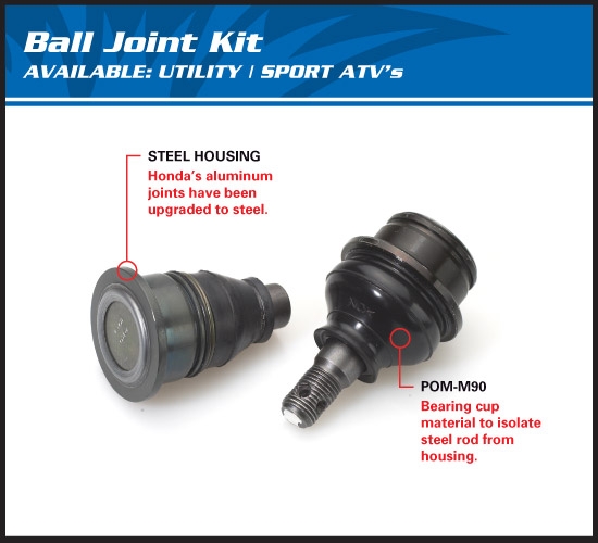 42-1008 AllBalls Traggelenk Ball Joint Kit unten fr ATV Quad Honda TRX 250 Recon