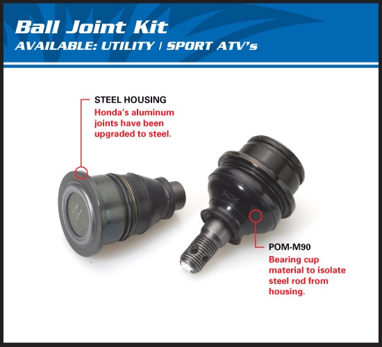 42-1017 AllBalls Traggelenk Ball Joint Kit oben fr ATV Quad Kawasaki KEF KFX KLF KXF 250 300 400 