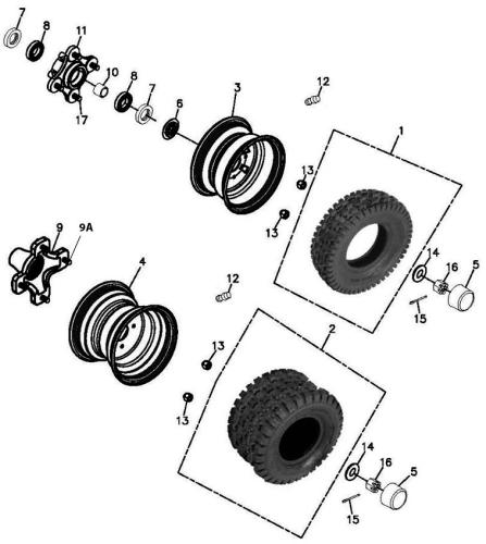 42814-145-00A Original Gummikappe ohne Schrift Nr. 5 Quad Adly Beeline Online Herkules 450 500