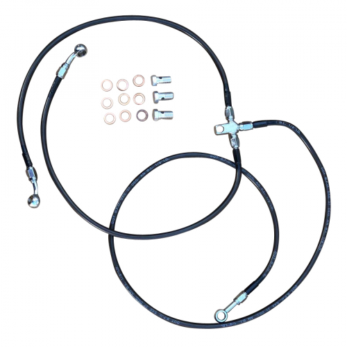 Stahlflex - Bremsschlauch (Leitung) Set vorne fr Quad ATV Yamaha YFZ 450