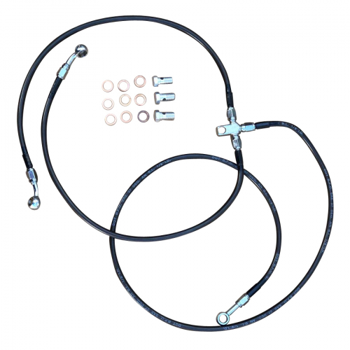 Stahlflex - Bremsschlauch (Leitung)  Set fr vorne Quad ATV Kymco 250