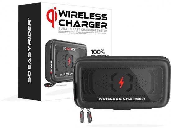 QI-V1-N So Easy Rider Qi Naked Case geschlossene mit integ. Wireless Ladestation Handyhalterung