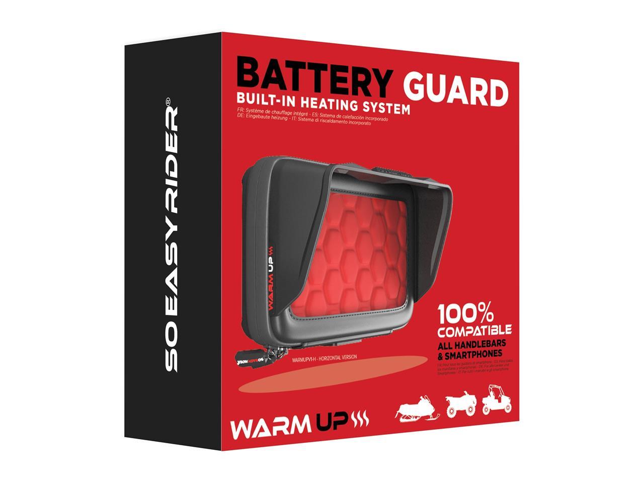 Warmupv1 H So Easy Rider Warm Up Horizontal Geschlossene Und Beheizbare Handyhalterung