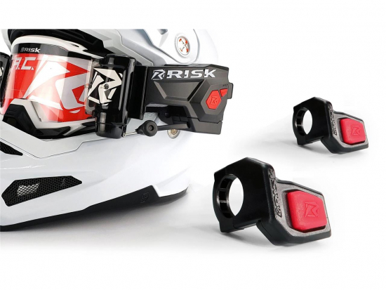 00395 RISK RACING the Ripper revolutionres System fr die Roll-Off-Brille per Kopfdruck freie Sicht