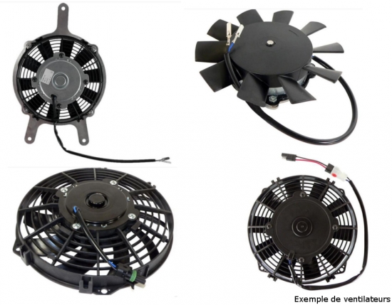 70-1016 AllBalls ATV/UTV Khlerlfter Cooling Fan Assembliesl Kit f. Kawasaki KVF 750 Brute Force