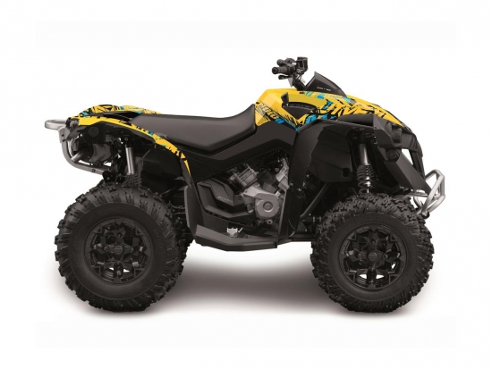 KUTVEK ROTOR Grafik Kit gelb fr Can Am Outlander 800 Max