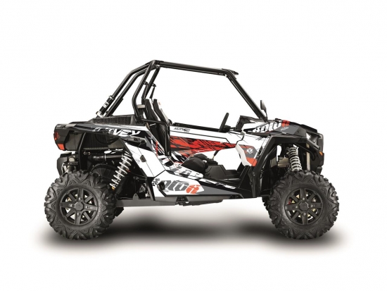 KUTVEK ROTOR Grafik Kit rot fr Polaris RZR 1000