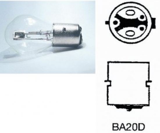 BIRNE 12V 25/25W BA20D