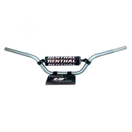 787-01-SI-03-219 Renthal Classic Lenker 22,2mm hoch mit Polster silber Ausfhrung Suzuki LTZ 400 KFX