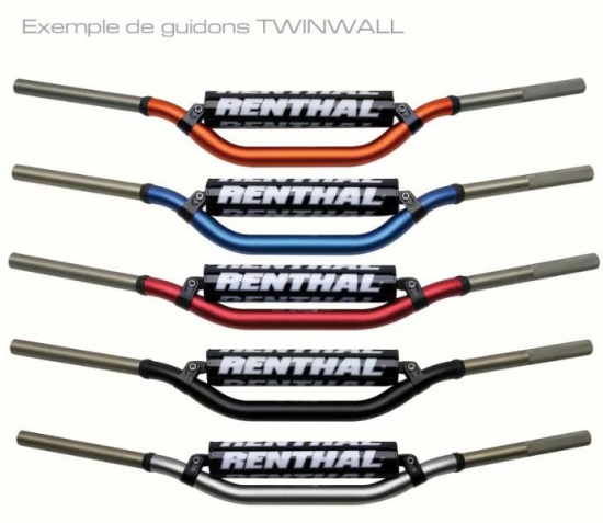 997-01-RD-02-185 Renthal Twinwall Lenker Aufnahme 28,6mm mit Polster rot Ausfhrung hoch