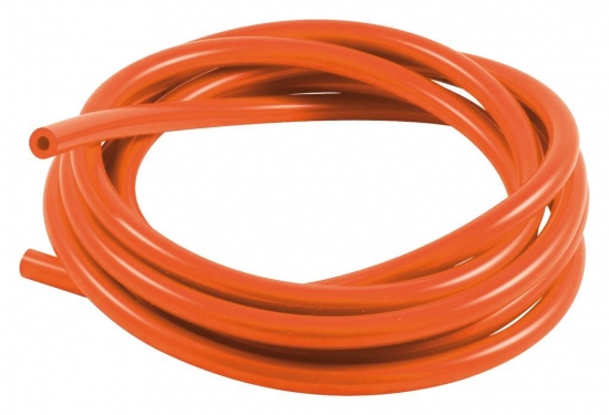 Samco Sport Silikon Entlftungsschlauch (kein Benzinschlauch !!!) 3m 5x10mm Durchmesser Farbe Orange
