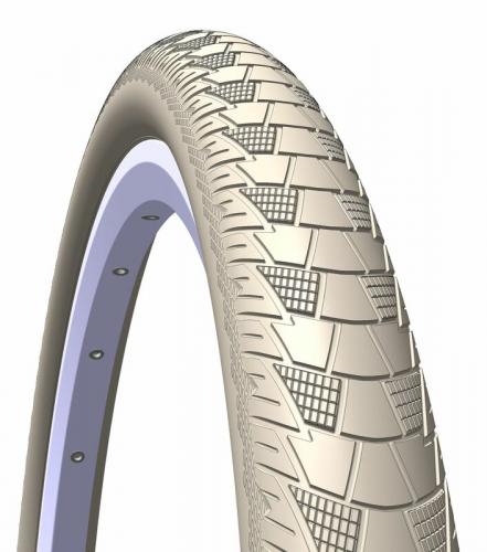 5-10952446-042 MITAS Fahrradreifen Tire Cityhopper V99 28X2.0 Cream. Aps + Rs