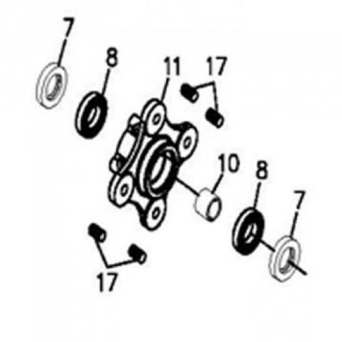 96500-29435 Original Radlager Simmerringe  vorne 29,3x43,6x4,5mm Adly Beeline Online Herkules