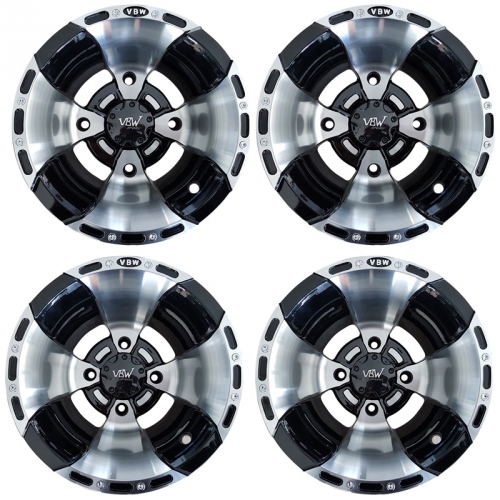 1 Satz VBW Sport Alu-Felgen Silber/schwarz 6x10 10x6 + 10x10 mit Teileguta. f. AEON Cobra