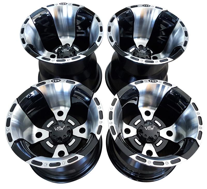 1 Satz Vbw Sport Alu Felgen Silber Schwarz 8x10 10x8 10x10 Mit Teileguta F Adly
