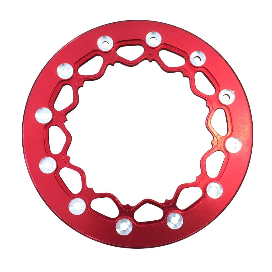 Aluminium Bead Lock Ring Farbe rot für 10 Zoll Quad / ATV Felgen