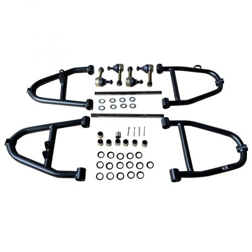 Lngerer - breitere A-Arm Kit komplett schwarz f. Quad ATV Kymco KXR Mongoose Maxxer MXU 250 300