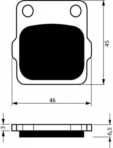 BGS3-077 GoldFren Sinter Bremsbelag Typ: S3 mit TV Zertifizierung fr Honda, Suzuki u. Yamaha siehe Tabelle