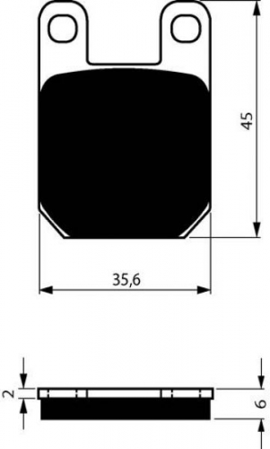 BGS3-121 GoldFren Sinter Bremsbelag Typ: S3 mit TV Zertifizierung fr ECO, Explorer, FYM u. Gas Gas siehe Tabelle