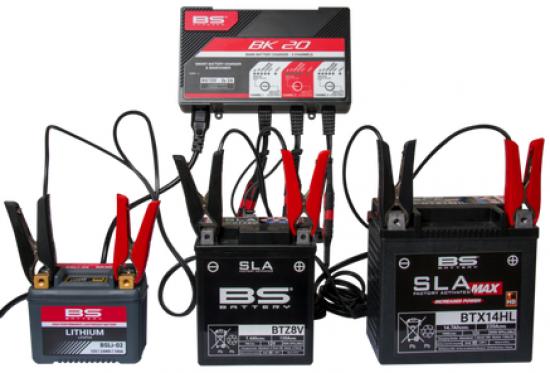 700547 BS BATTERY BK20 Smart Battery Charger -6V/12V 3x2A