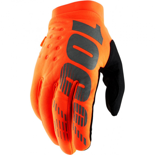 100% Handschuhe Brisker II Orange / schwarz Gre M Moto Cross BMX Enduro Motorrad Quad ATV usw.